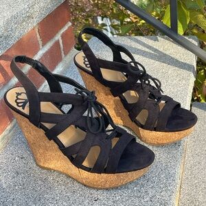 Fergalicious by Fergie Lace Up Wedges